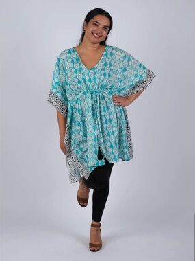 Sacred Threads Aztec Hippie Kaftan
